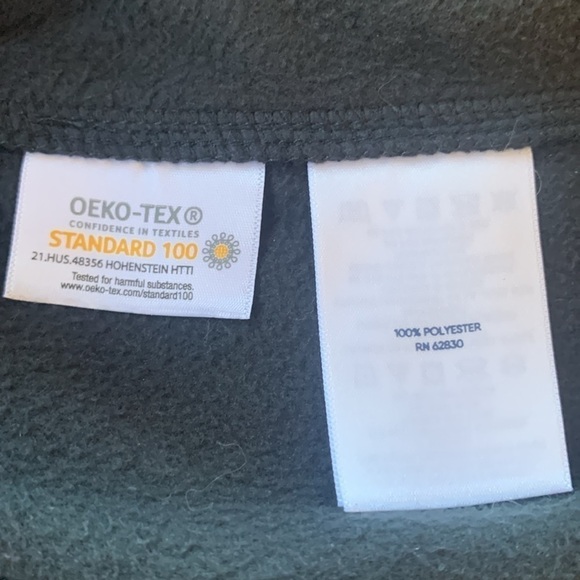 Lands’ End Black Fleece Half Zip Pull Over Hoodie Size 1X‎ - Picture 5 of 5